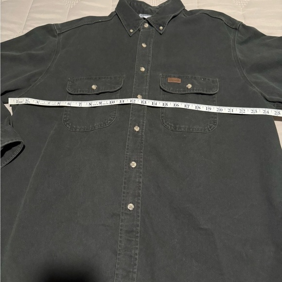 Carhartt long sleeve heavy weight cotton shirt. Gray, XL. Nice shirt!​ - Picture 6 of 7